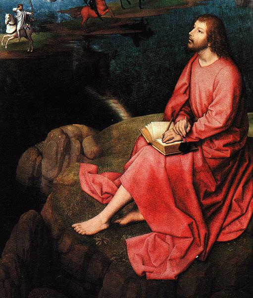Hans Memling Triptych of St.John the Baptist and St.John the Evangelist  ff oil painting image